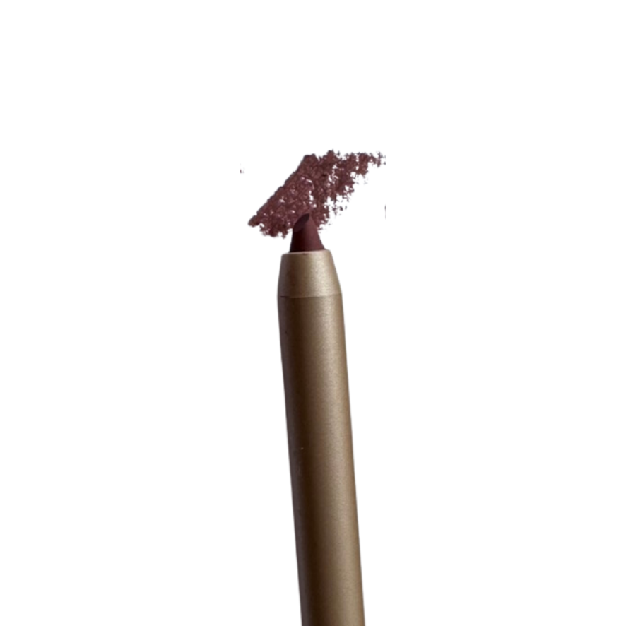 SAFIA Cosmetics Cocoa chocolate nude lip liner swatch | Cocoa deep nude lip liner