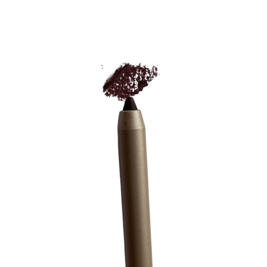SAFIA Cosmetics Espresso dark nude lip liner swatch | Espresso deep nude lip liner on lips