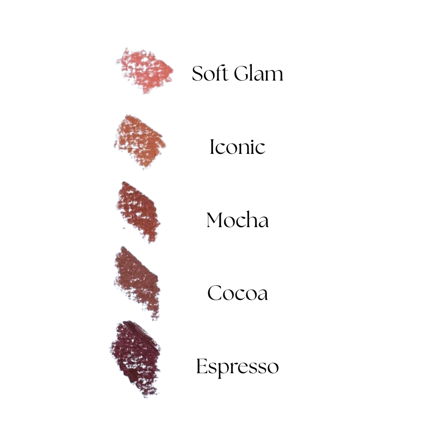 SAFIA Cosmetics lip liner nude shades
