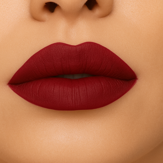 deep red velvet lip liner pencil matte 
