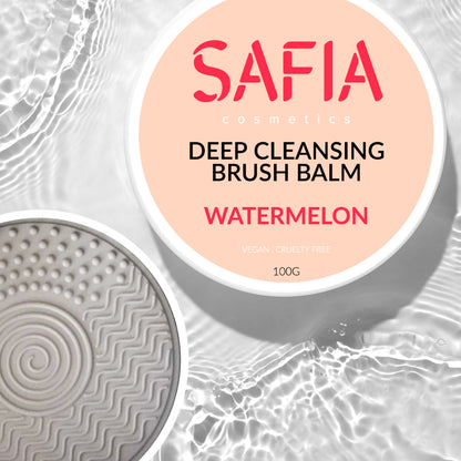watermelon solid brush soap makeup brush cleaner